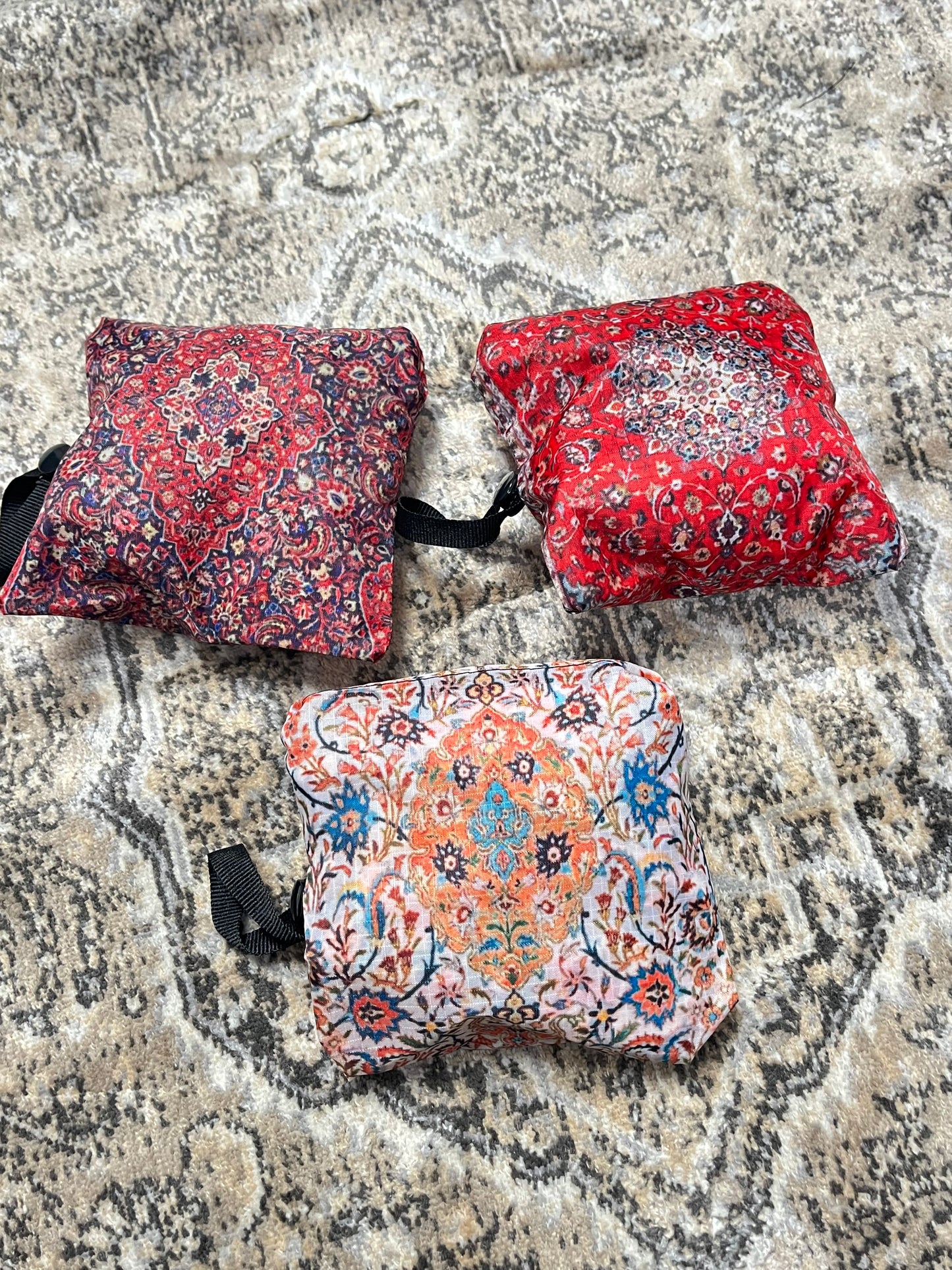 Persian Carpet Tote Bag – Vintage Boho Shopper | Large Grocery & Shoulder Bag | Antique Rug-Inspired Handbag