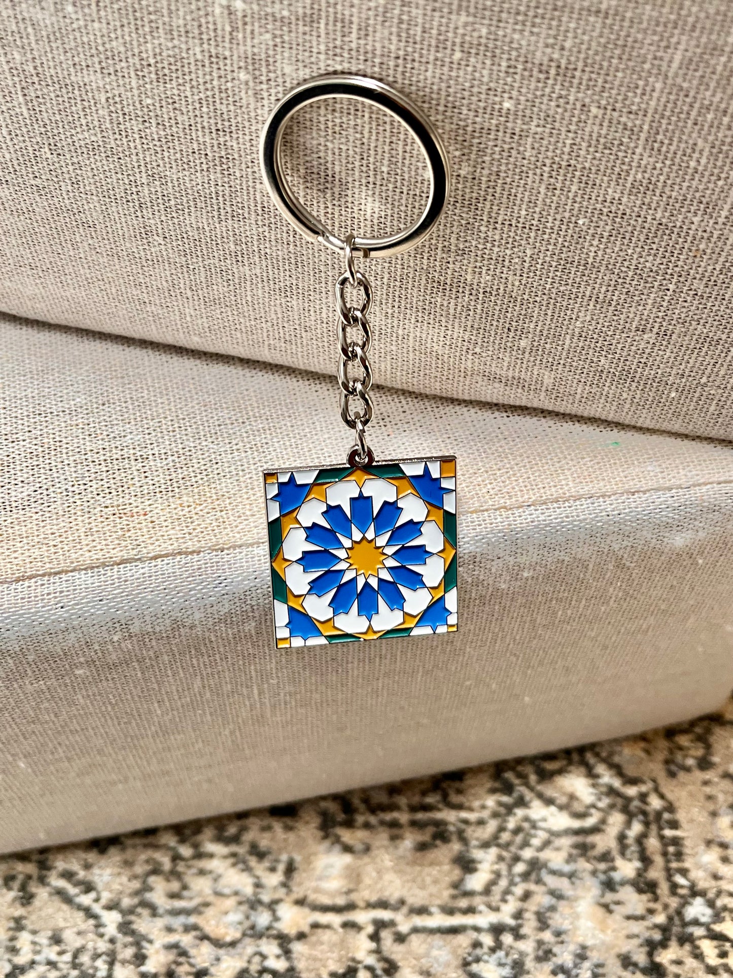 Andalusia Square Keyring