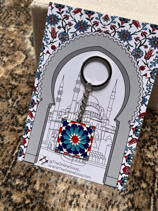 Turkish Square Keyring