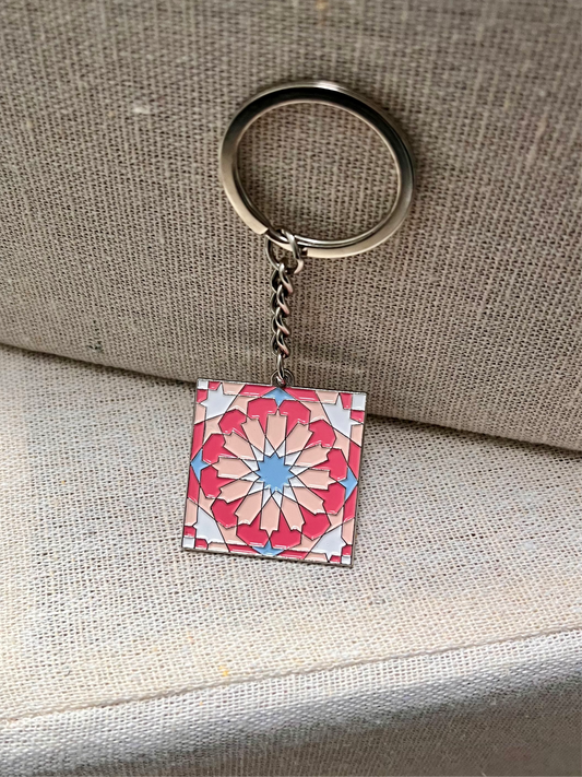 Star Keyring - Pink+Blue