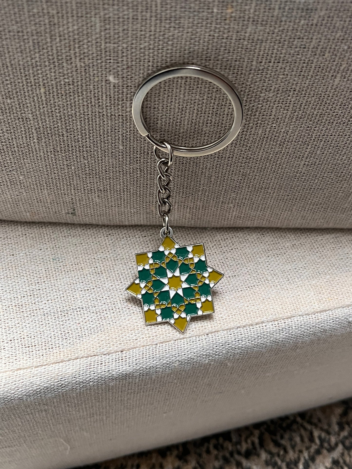 'Rub El Hizb' Keyring- Green