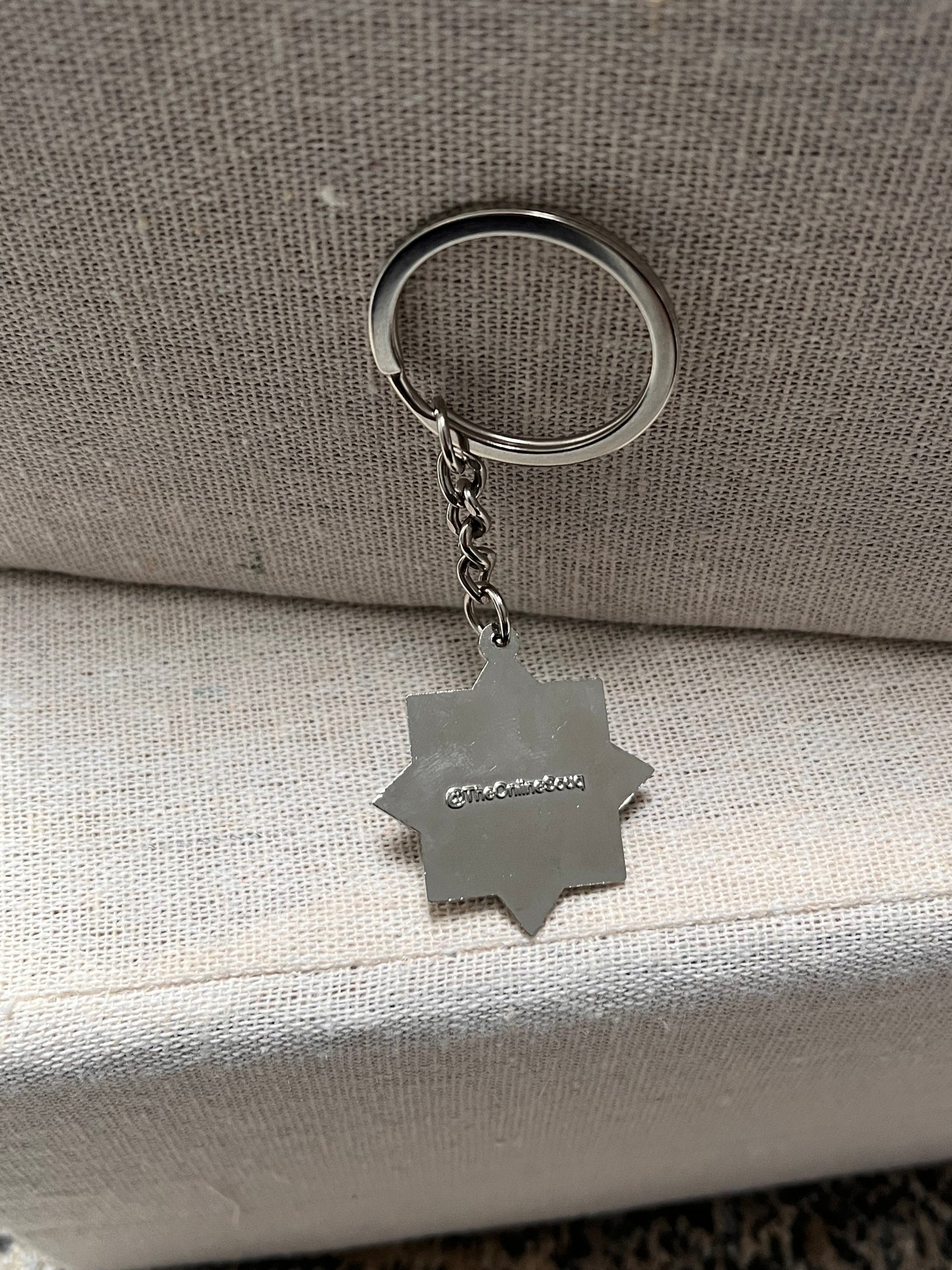 Baby Pink Star Keyring