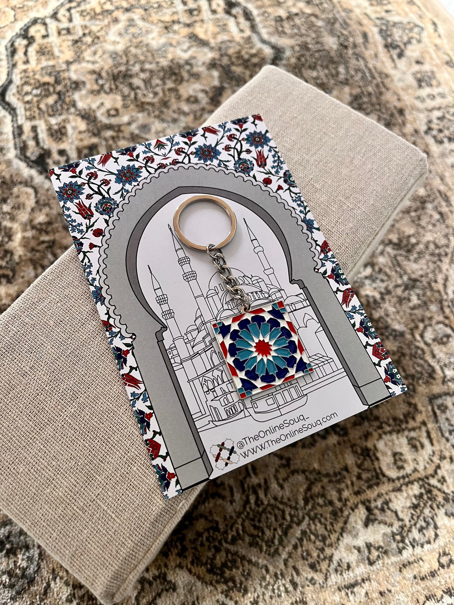 Turkish Square Keyring