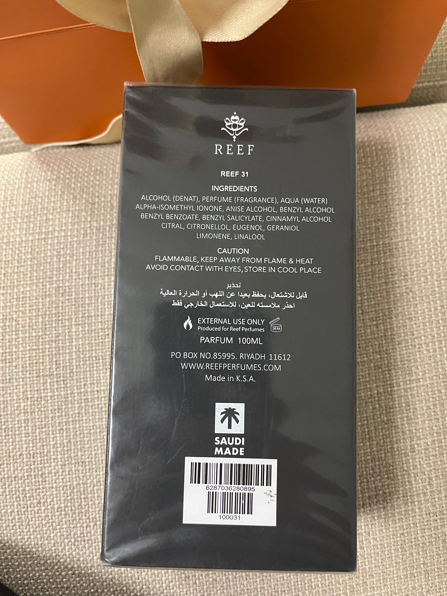 Reef 31 Unisex Fragrance 100ml